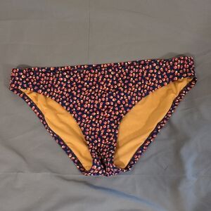 J. Crew Navy and Orange Bikini Bottom